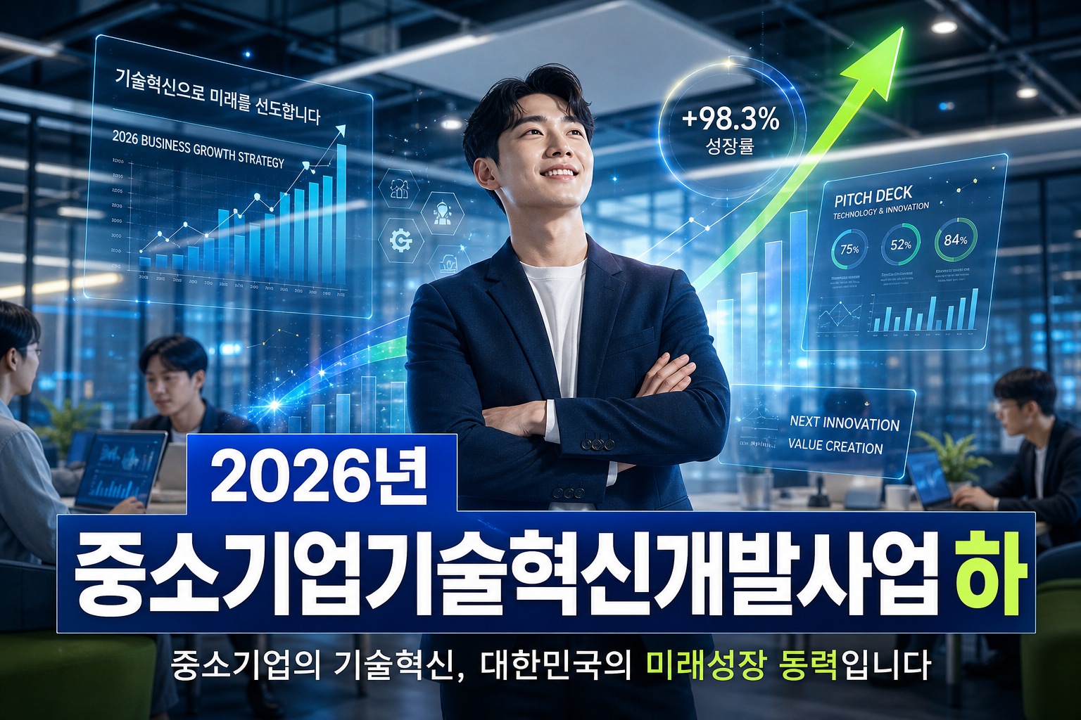 2026 중소기업기술혁신개발사업 하반기: 수출·점프업·소부장 R&D 최대 10억원|2026 Small Business Tech Innovation R&D: Export, Jump-up, Soobujang up to ₩1B